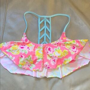 PINK Victoria's Secret Floral Bikini Top S